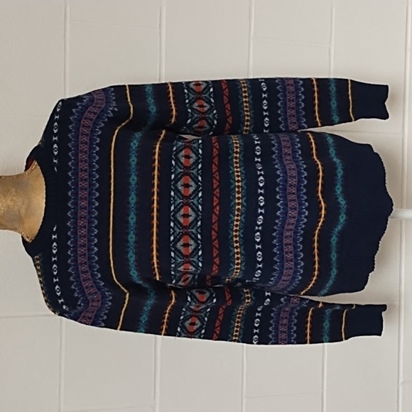 Vintage Urban Pipeline Snowboard Wool Blend Crewneck Nordic Sweater Medium - Picture 1 of 10